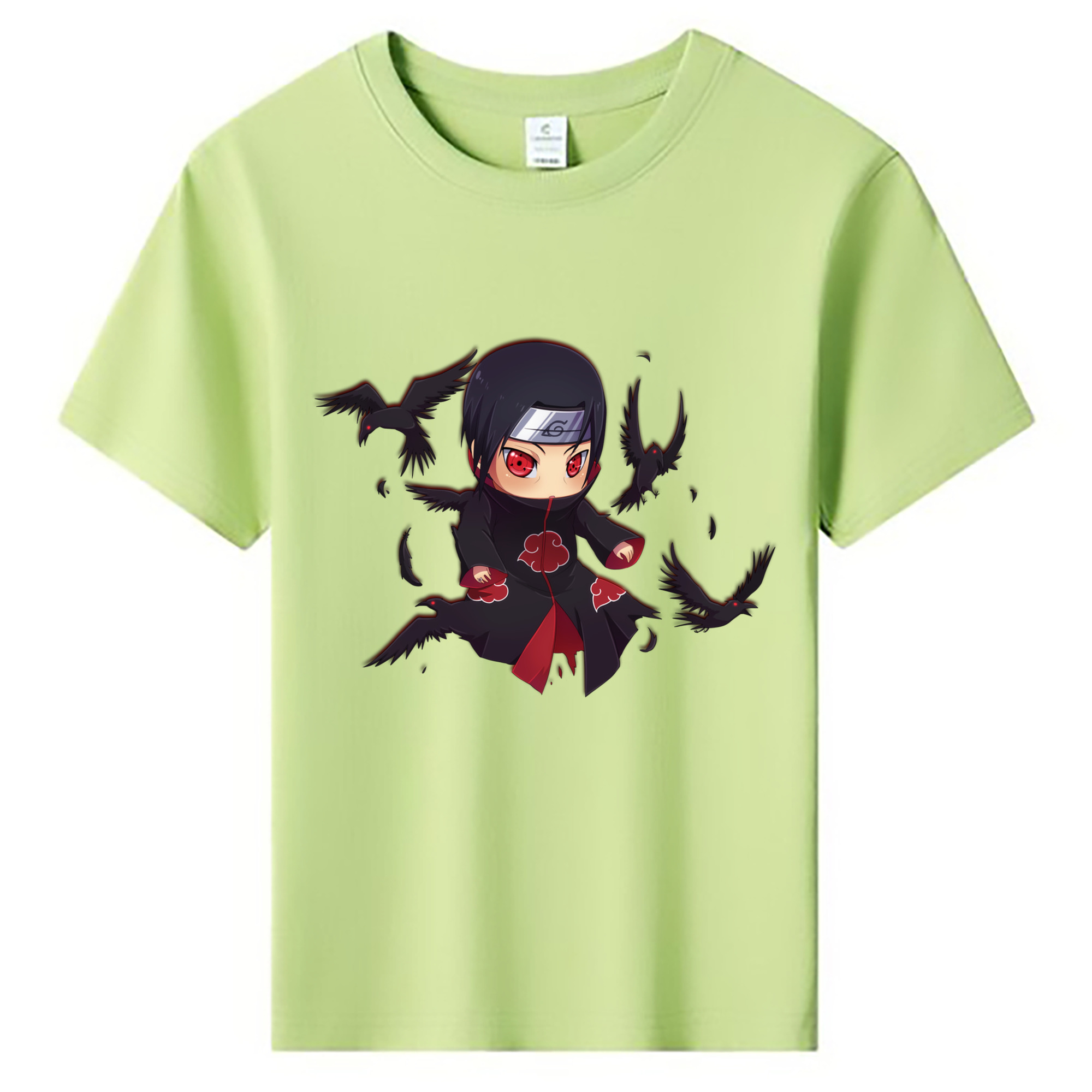 （画像用） NARUTO -ナルト- うちは イタチ Uchiha Itachi 綿100％キッズTシャツ（フロントプリント）